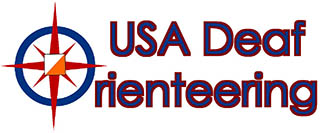 Logo: USA Deaf Orienteering