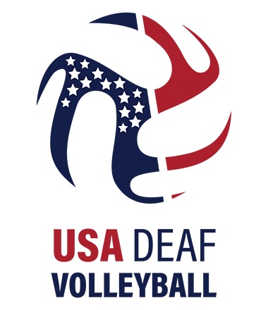 Logo: USA Deaf Volleyball